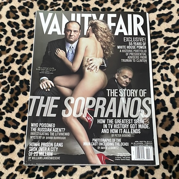2007 Vanity Fair Magazine April Issue The Sopranos Tony James Gandolfini Vintage - Picture 1 of 16